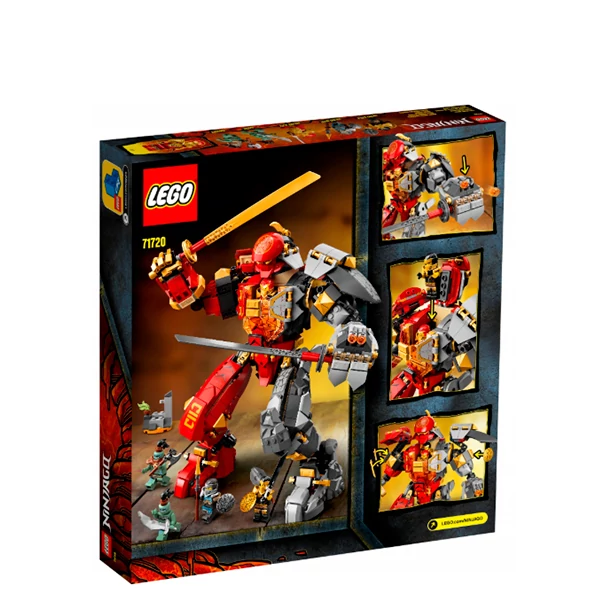 Конструктор LEGO Ninjago Кам'яний робот вогню (71720) ЄС — купити