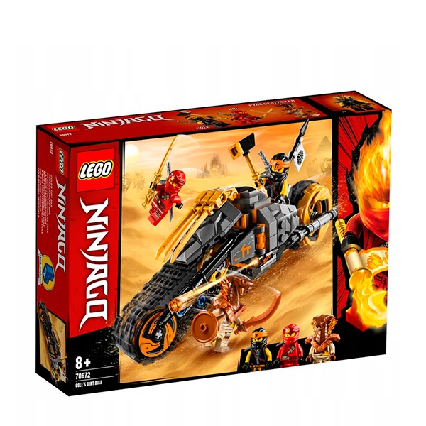 Конструктор LEGO Ninjago Раллійний мотоцикл Коула (70672) ЄС