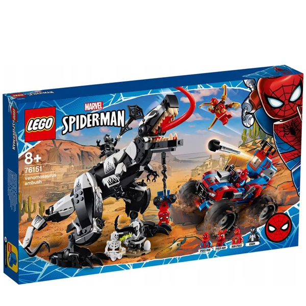 Конструктор LEGO Super Heroes Людина-Павук: Засідка на веномозавра (76151) ЄС
