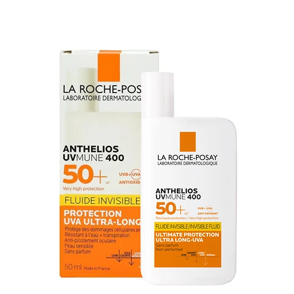 Сонцезахисний флюїд La Roche-Posay Anthelios UVmune 400 Tinted Fluid SPF50+ (50 мл.) з тонуючим ефектом ЄС