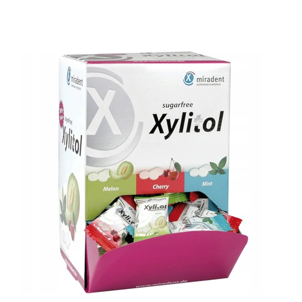 Льодяники Miradent Xylitol Drops BOX з ксилітом (100 шт.)
