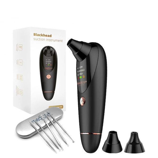 Очисник шкіри і пор обличчя MEDICA+ Skincleaner 9.0 BL + Інструменти для очищення обличчя (EASYCLEAN)