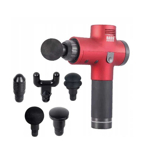 Масажер для тіла Bass Polska BH12829 Red Портативний з LED дисплеєм ЄС