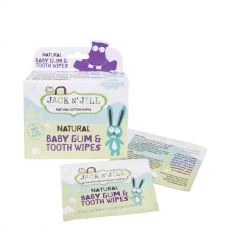 Серветки Jack N'Jill Natural Baby Gum &amp; Tooth Wipes (25 шт.) Для зубів і порожнини рота ЄС