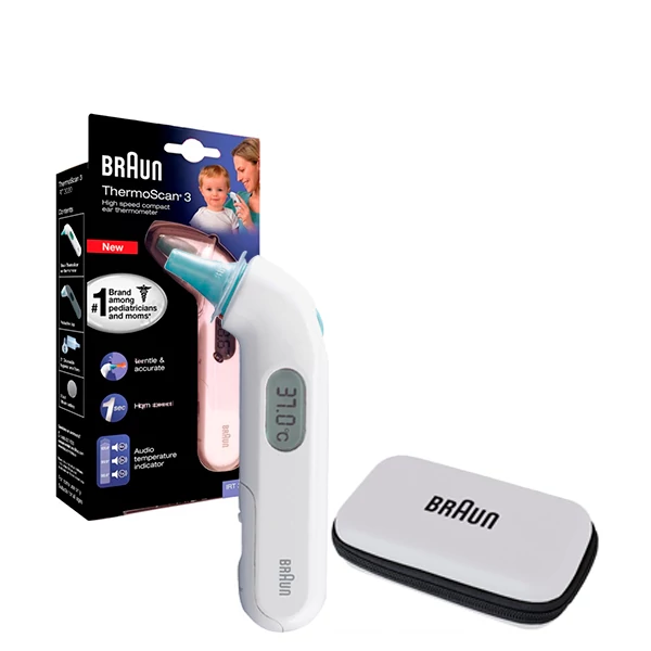 Термометр Braun THERMOSCAN 3 IRT 3030 Вушний з футляром ЄС