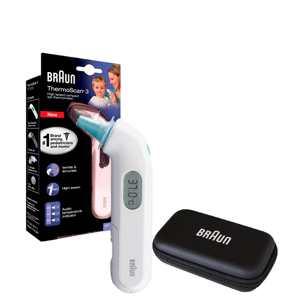 Термометр Braun THERMOSCAN 3 IRT 3030 Вушний з футляром ЄС