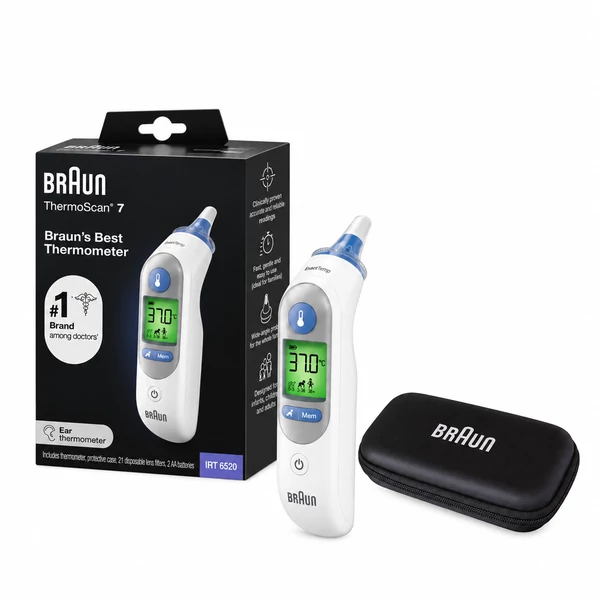 Термометр Braun THERMOSCAN 7 IRT 6520 Вушний з футляром