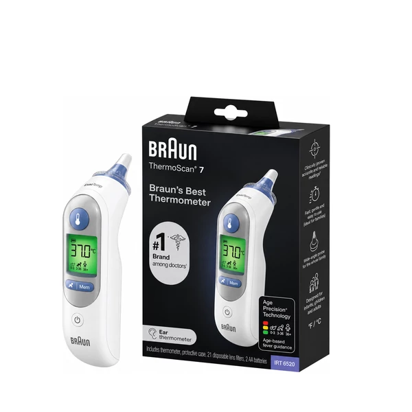 Термометр Braun THERMOSCAN 7 IRT 6520 вушний ЄС