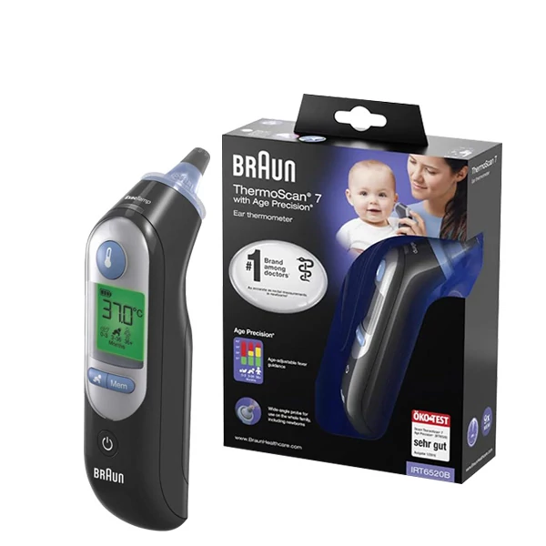Термометр Braun THERMOSCAN 7 IRT6520BWE вушний ЄС