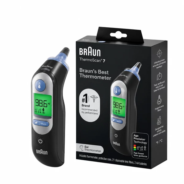 Термометр Braun THERMOSCAN 7 IRT6520BWE вушний ЄС