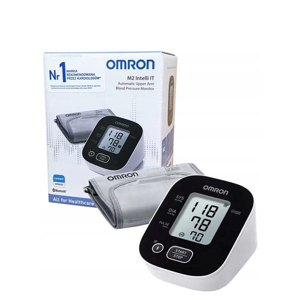 Тонометр Omron M2 Intelli IT (HEM-7143T1-EBK) Автоматичний ЄС