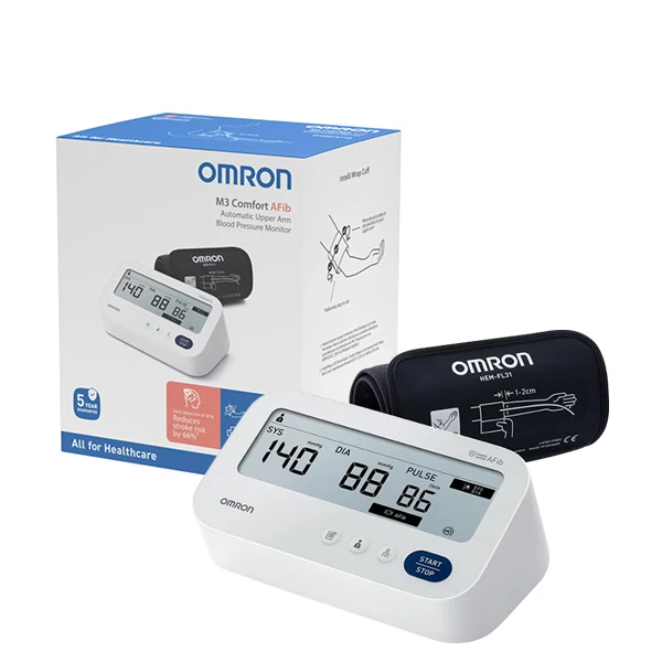Тонометр Omron M3 Comfort AFIB (HEM-7196-FLE) Автоматичний ЄС