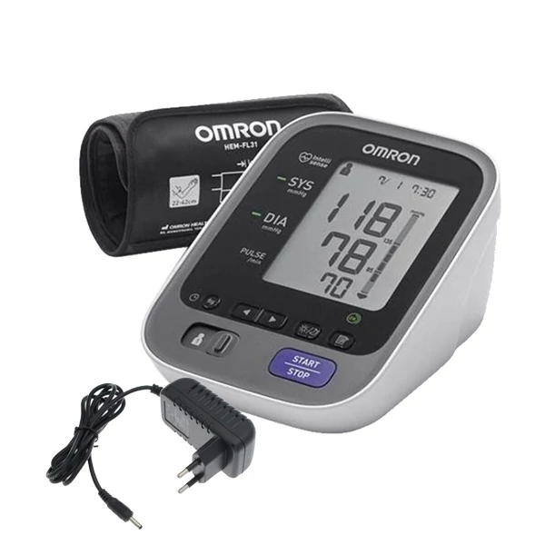 Тонометр Omron M7 Intelli IT (HEM-7322T-E) + адаптер ЄС