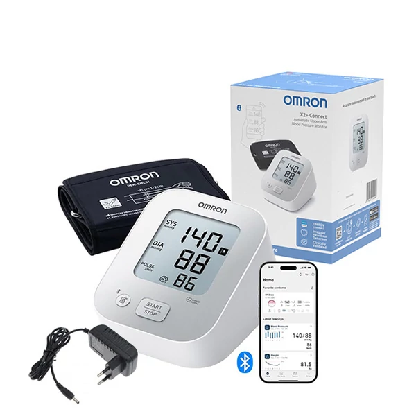 Тонометр Omron X2+ Connect Автоматичний + адаптер ЄС