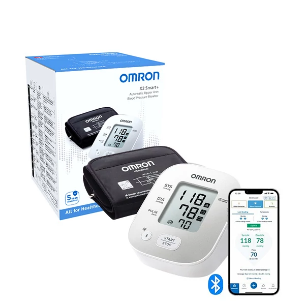 Тонометр Omron X2 Smart+ з Bluetooth та додатком для смартфона ЄС