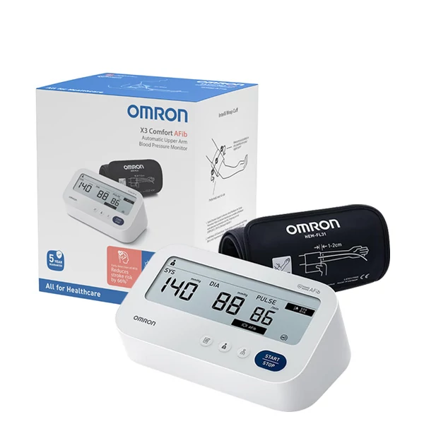 Тонометр Omron X3 Comfort AFib і манжетою на плечі ЄС