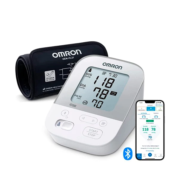 Тонометр Omron X4 Smart з Bluetooth та манжетою Intelli Wrap ЄС