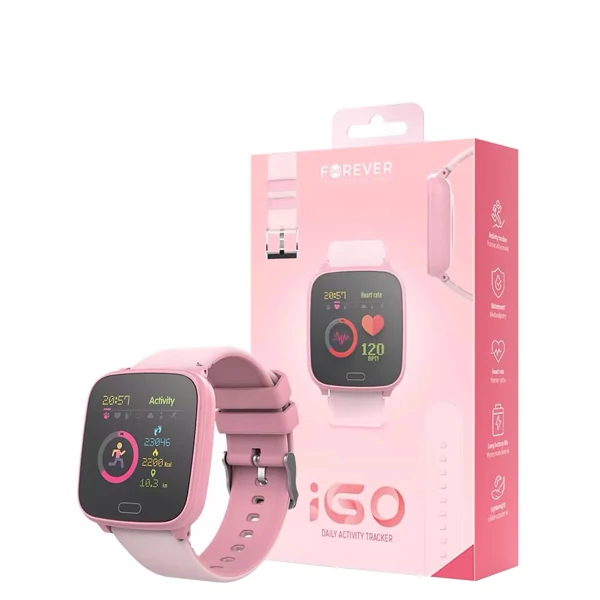 Смарт-годинник Forever IGO JW-100 Pink Дитячий ЄС