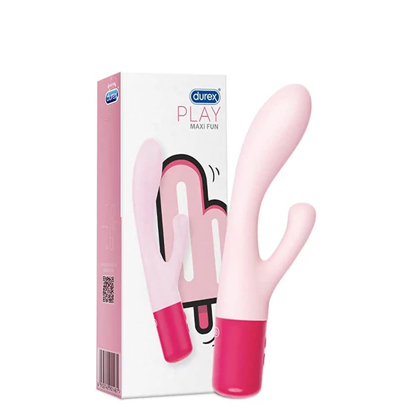 Вібратор Durex Play Maxi Fun для комбінованої стимуляції ЄС