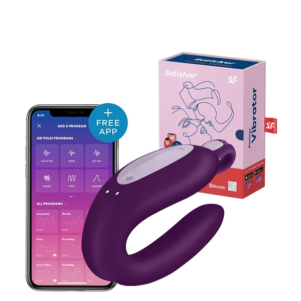 Вібратор подвійний Satisfyer Double Joy SO3899 Violet ЄС