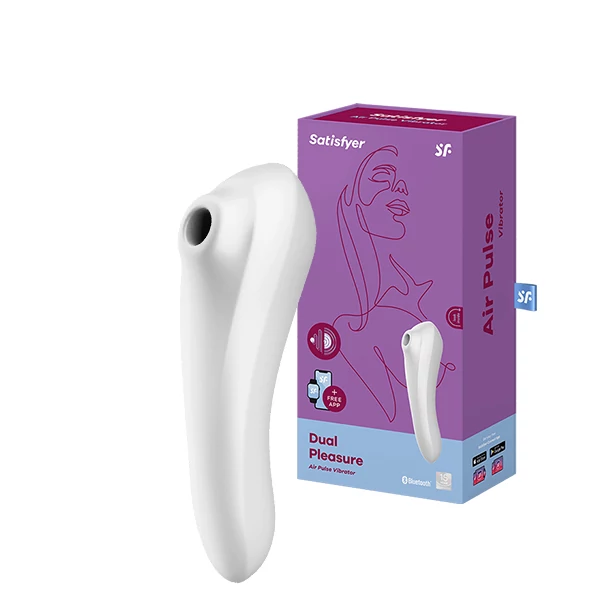 Вібратор вакуумний Satisfyer Dual Pleasure (T360132) 2 в 1 ЄС