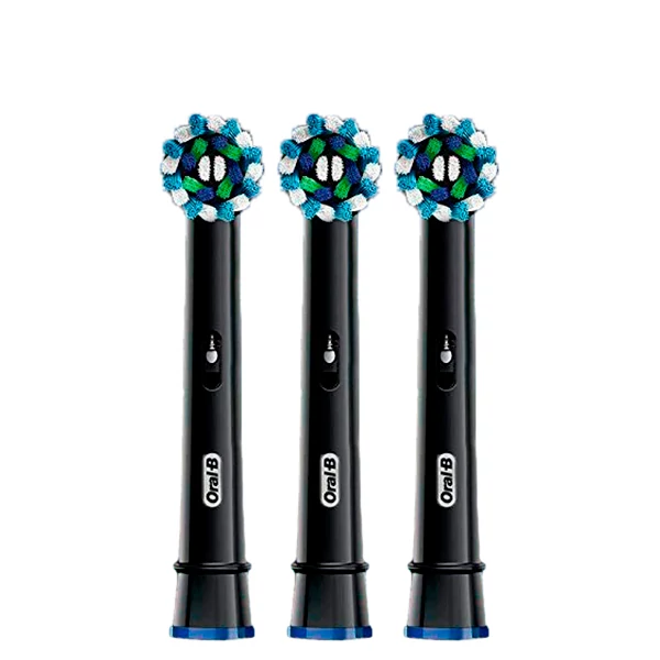 Насадка Oral-B EB50BK Cross Action Black (3 шт) на зубну щітку ЄС