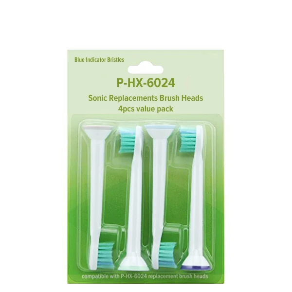 Насадки Brush-Heads ProResults HX6024 Mini White для електричної зубної щітки (4 шт.) 