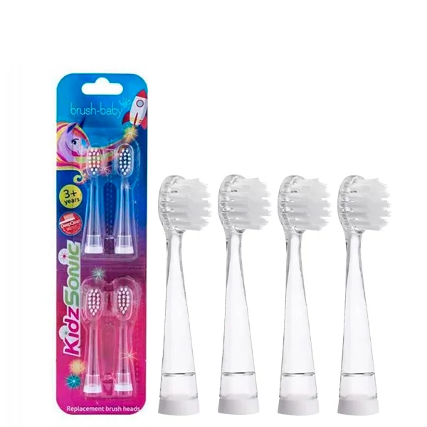 Насадки дитячі Brush-baby KidzSonic (3-6 років) (4 шт.) ЄС