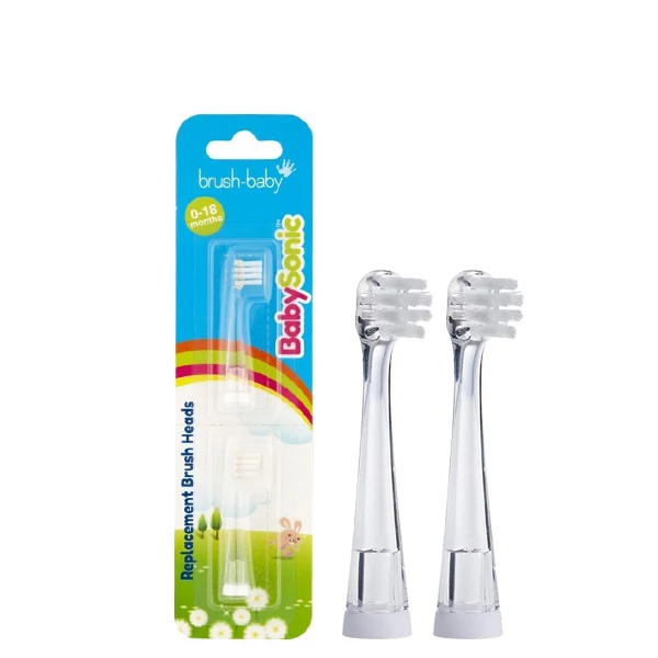 Насадки дитячі Brush-baby NEW 0-18 months (2 шт.) ЄС
