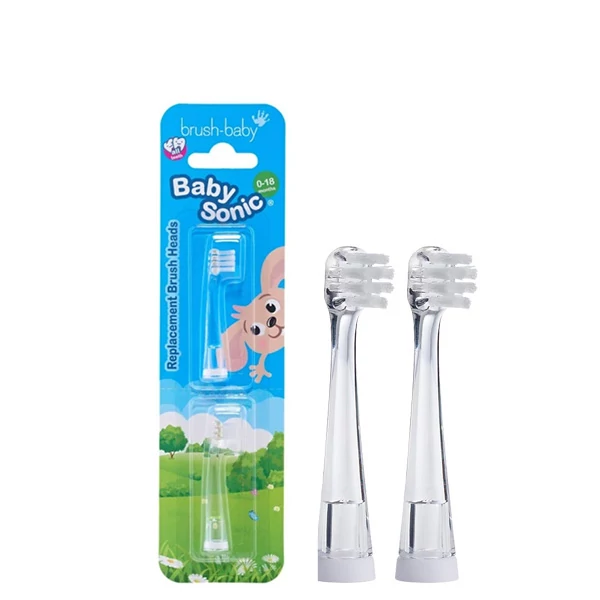 Насадки дитячі Brush-baby NEW 0-18 months (2 шт.) ЄС