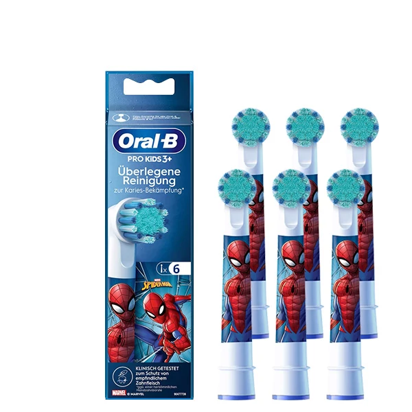 Насадки Oral-B EB10S Pro Spider-Man на зубну щітку (6 шт.)