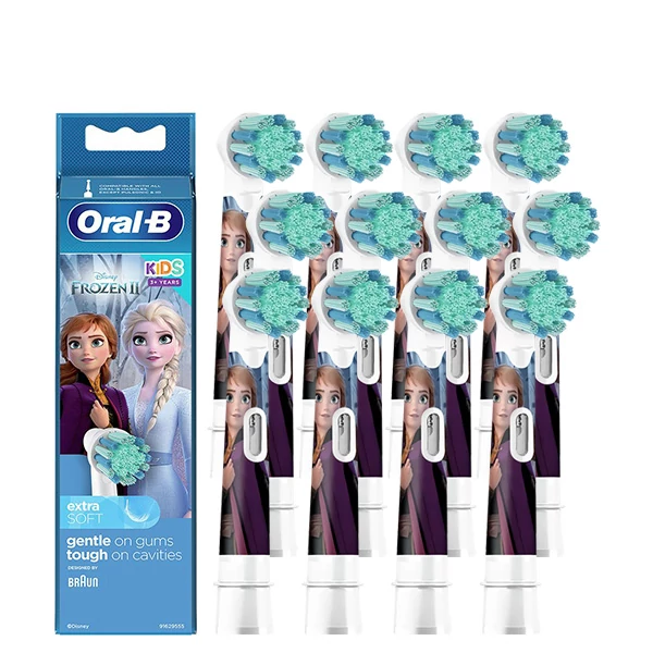 Насадки Oral-B EB10S Extra Soft Frozen &quot;Крижане серце&quot; дитячі (12 шт.) ЄС
