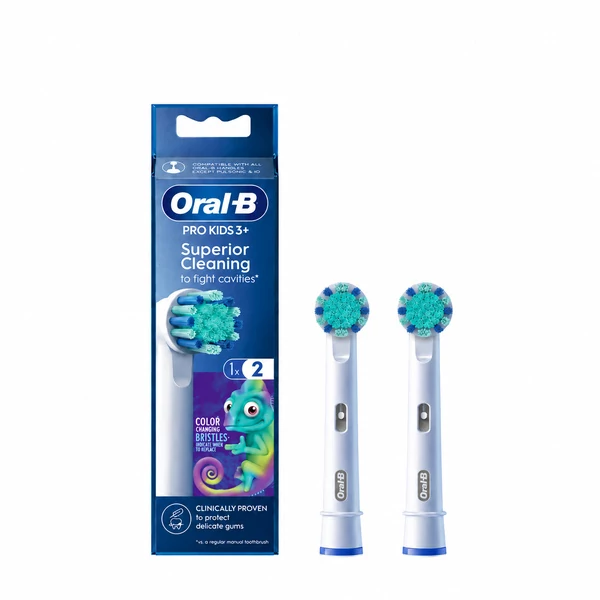 Насадки Oral-B EB10S Pro Kids Chameleon 3+ на зубну щітку (2 шт.) ЄС