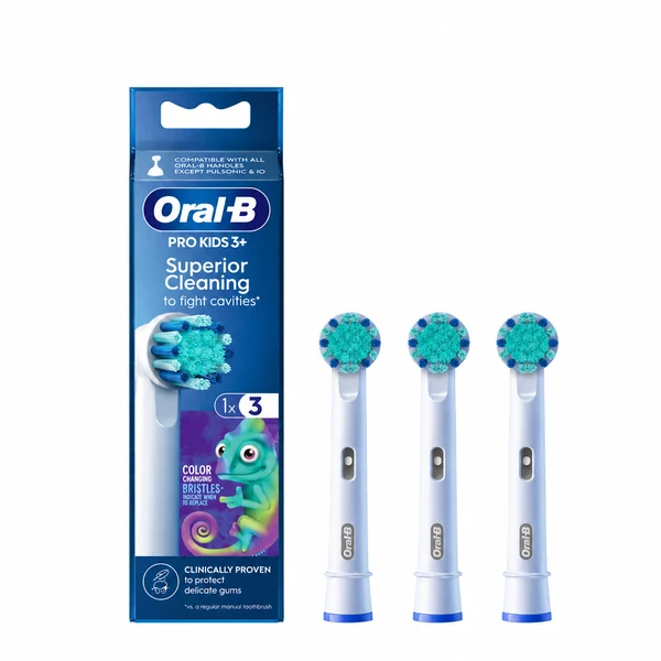 Насадки Oral-B EB10S Pro Kids Chameleon 3+ на зубну щітку (3 шт.) ЄС