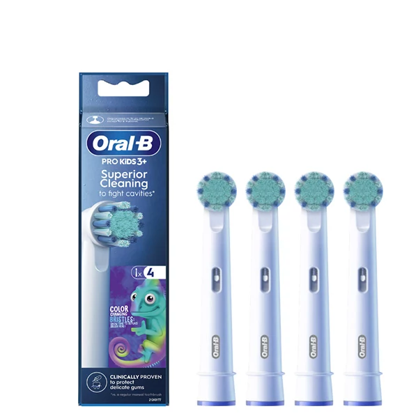 Насадки Oral-B EB10S Pro Kids Chameleon 3+ на зубну щітку (4 шт.) ЄС
