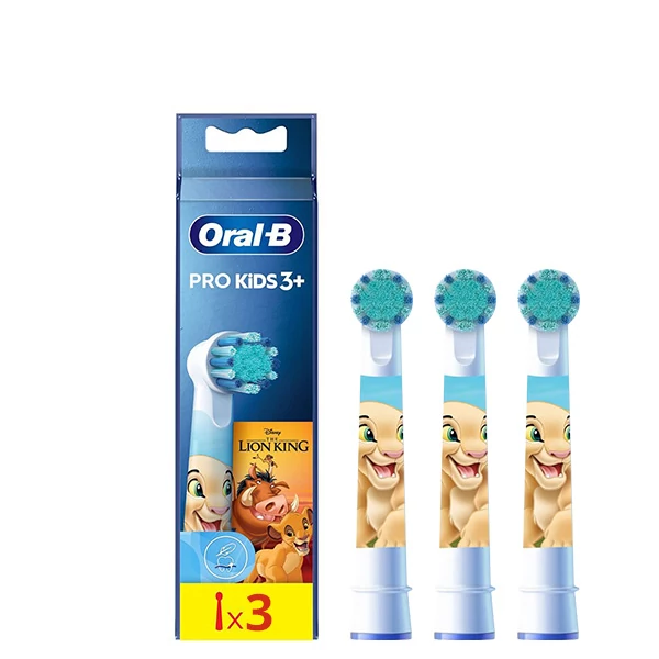 Насадки Oral-B EB10S Pro Kids The Lion King White на зубну щітку (3 шт.) ЄС