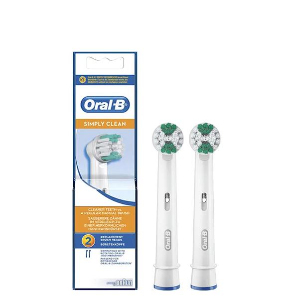 Насадки Oral-B EB17B Simply Clean (2 шт) на зубну щітку ЄС