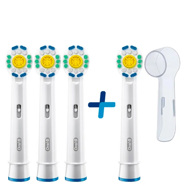 Насадки Oral-B EB18 3D White (3шт + 1шт) з ковпачком