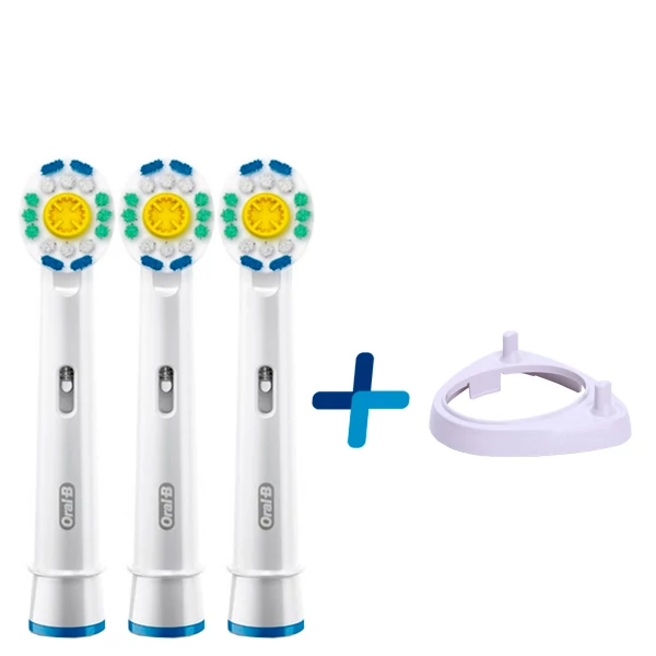 Насадки Oral-B EB18 3D White (3шт + 1шт) + підставка