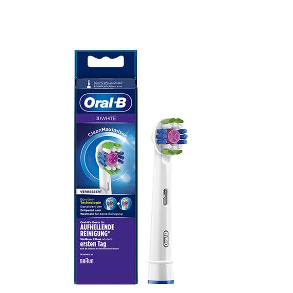 Насадка Oral-B EB18pRB 3D White Luxe CleanMaximiser (1 шт.) на зубну щітку ЄС