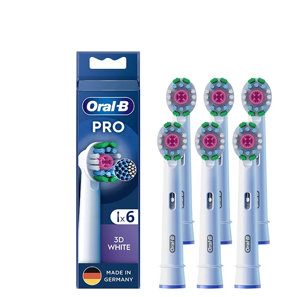 Насадки Oral-B EB18pRX Pro 3D White Luxe на зубну щітку (6 шт.)