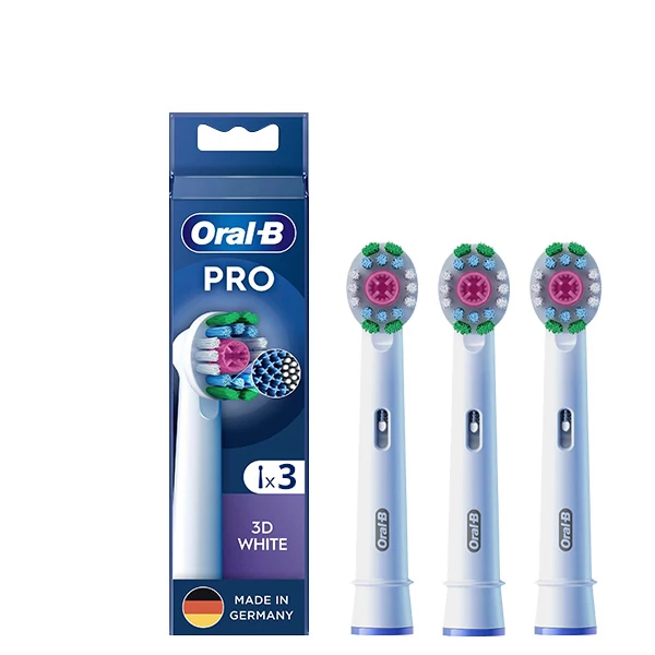 Насадки Oral-B EB18pRX Pro 3D White Luxe на зубну щітку (3 шт.)