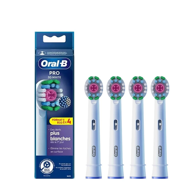 Насадки Oral-B EB18pRX Pro 3D White Luxe на зубну щітку (4 шт.)