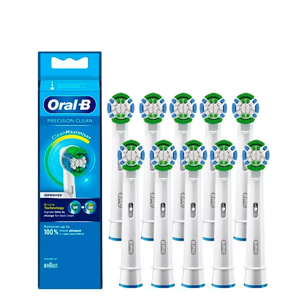Насадки Oral-B EB20RB Precision Clean CleanMaximiser (10 шт.) на зубну щітку