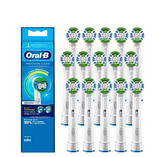 Насадки Oral-B EB20RB Precision Clean CleanMaximiser (15 шт.) на зубну щітку