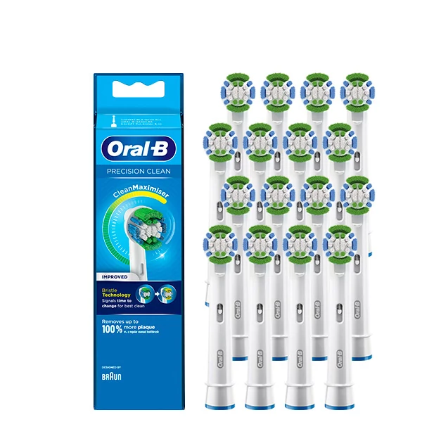 Насадки Oral-B EB20RB Precision Clean CleanMaximiser (16 шт.) на зубну щітку