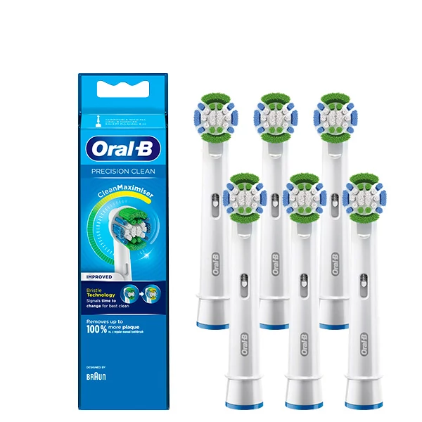 Насадки Oral-B EB20RB Precision Clean CleanMaximiser (6 шт.) на зубну щітку