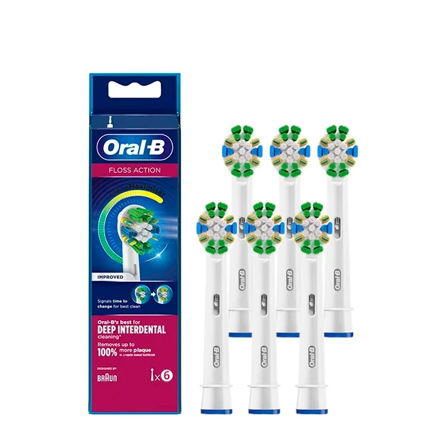Насадки Oral-B EB25RB Floss Action CleanMaximiser (6 шт.) на зубну щітку