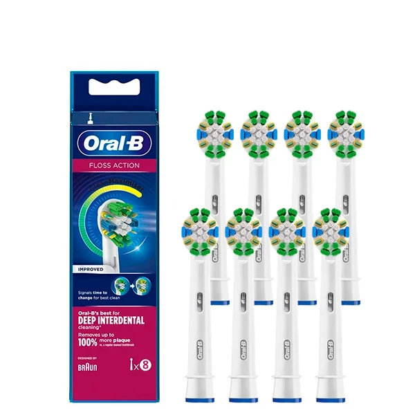 Насадки Oral-B EB25RB Floss Action CleanMaximiser (8 шт.) на зубну щітку