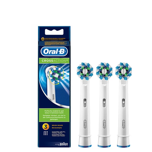 Насадки Oral-B EB50 Cross Action (3 шт) на зубну щітку